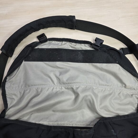 Vintage 90s PATAGONIA Large Critical Mass Canvas Reflective Messenger Bag USA - Picture 7 of 11